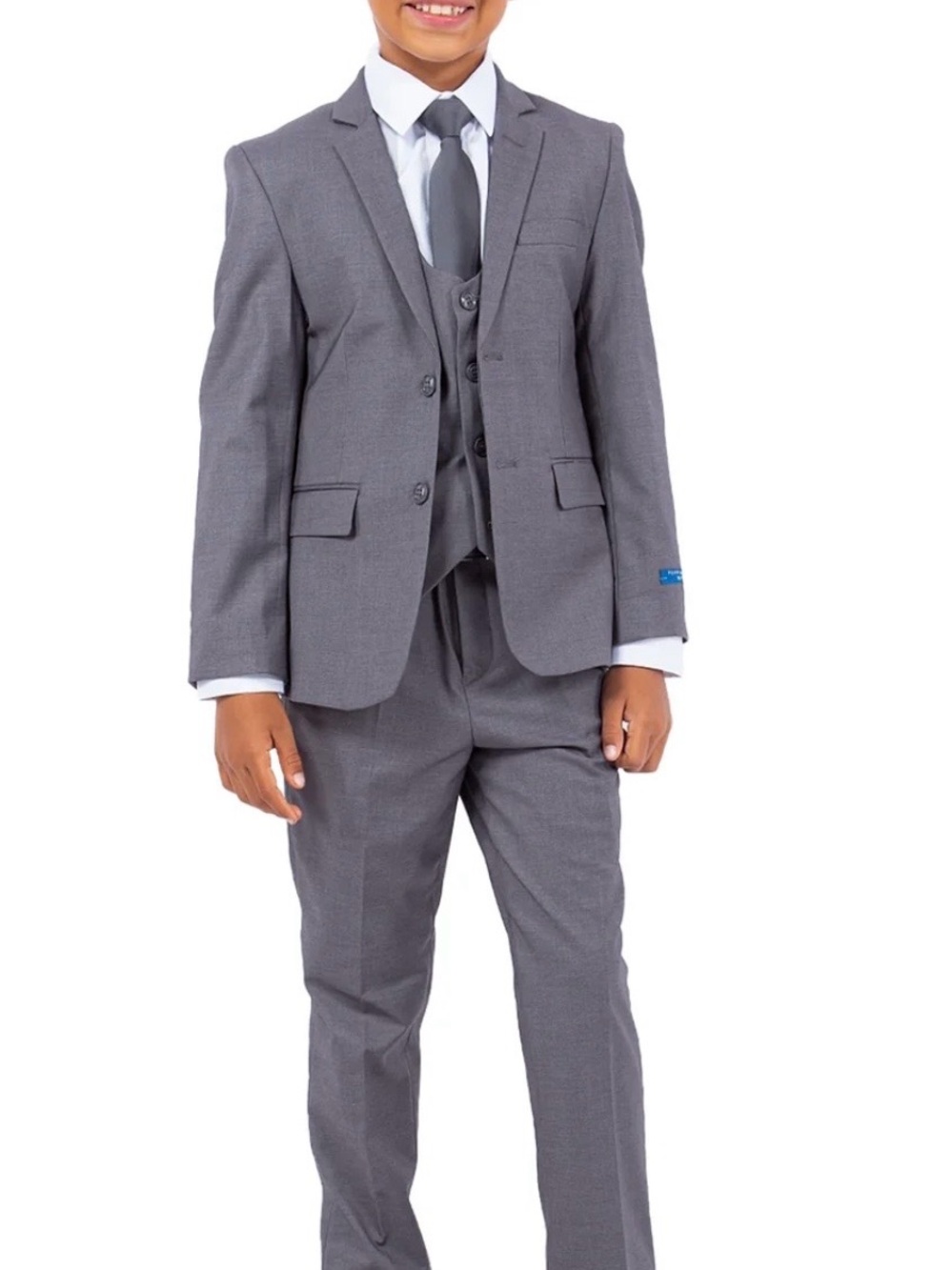 Perry Ellis Gray Three-Piece Boys' Suit